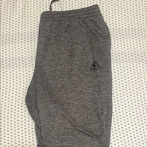 Adidas Men's Heathered Gray Joggers